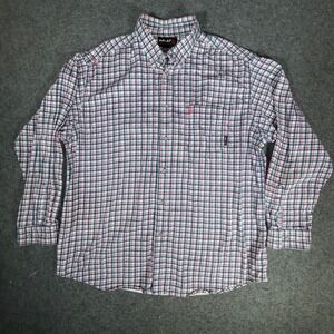 Ariat FR Flannel Work Shirt Mens XXL-Tall Plaid Flame Resistant CAT-2 Western